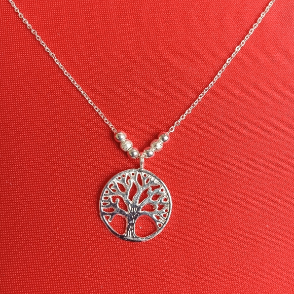 unbranded Jewelry - Tree of Life Pendant Necklace‎ 925 Sterling Silver NEW